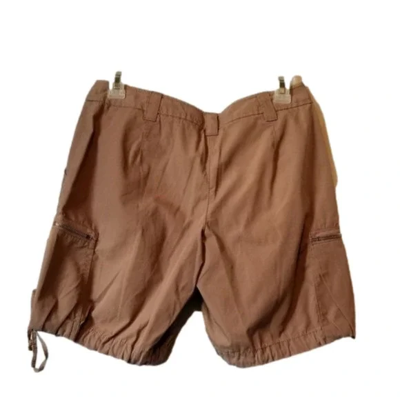 VS London Jeans Chino Brown Cargo Shorts Size 2 MC - Picture 6 of 6